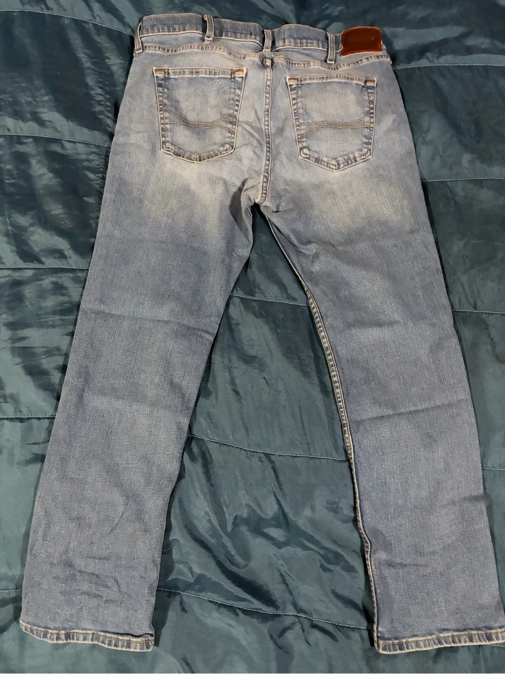 Hollister light blue slim-straight-leg men's jeans